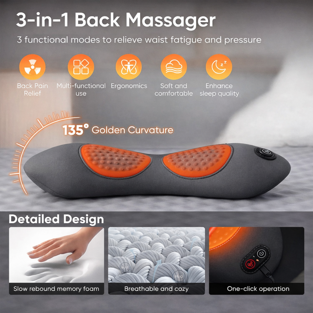 AlignVita 3-in-1 Back Massager